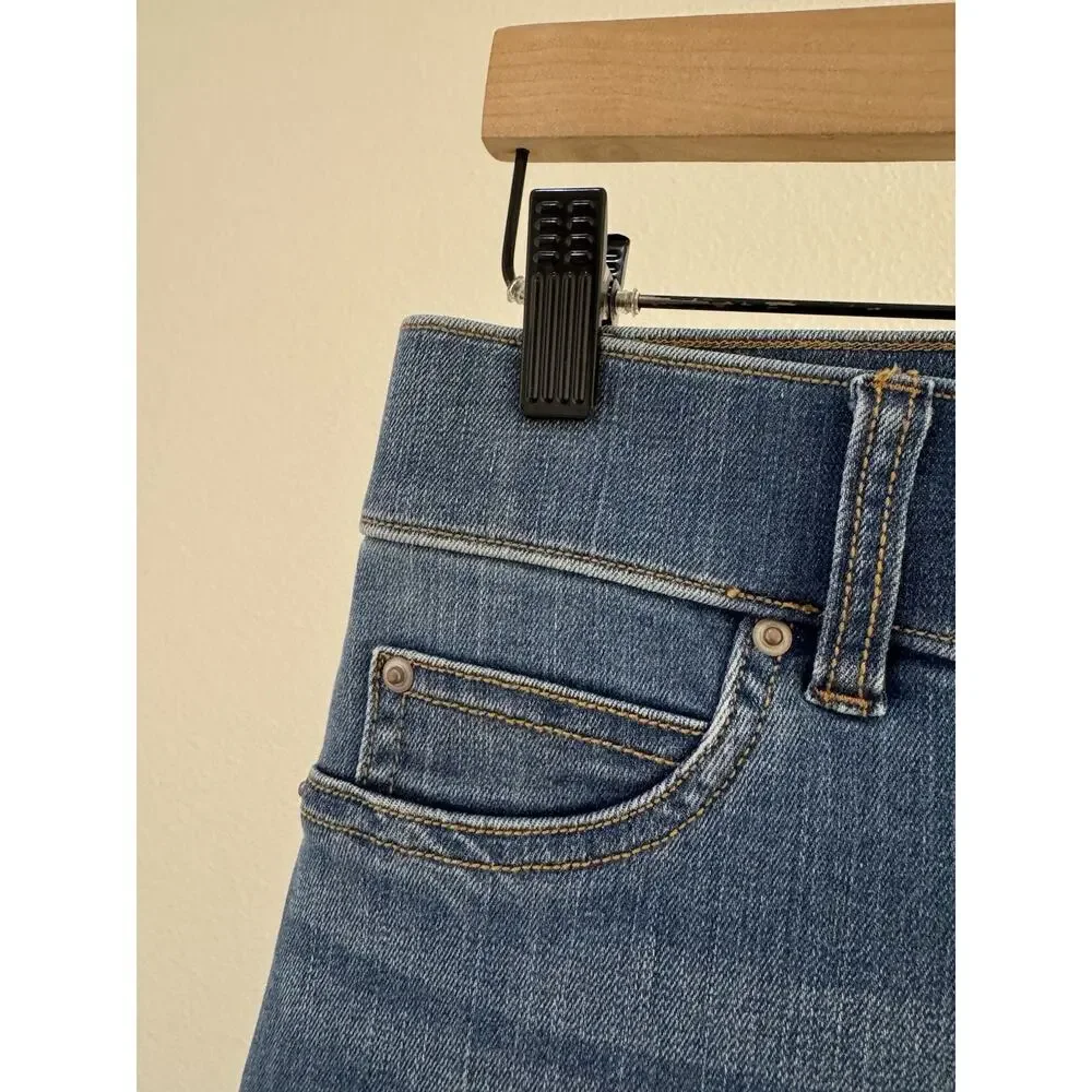 Spanx Flare Jeans Vintage Indigo 20456Q Petite Size M NWT